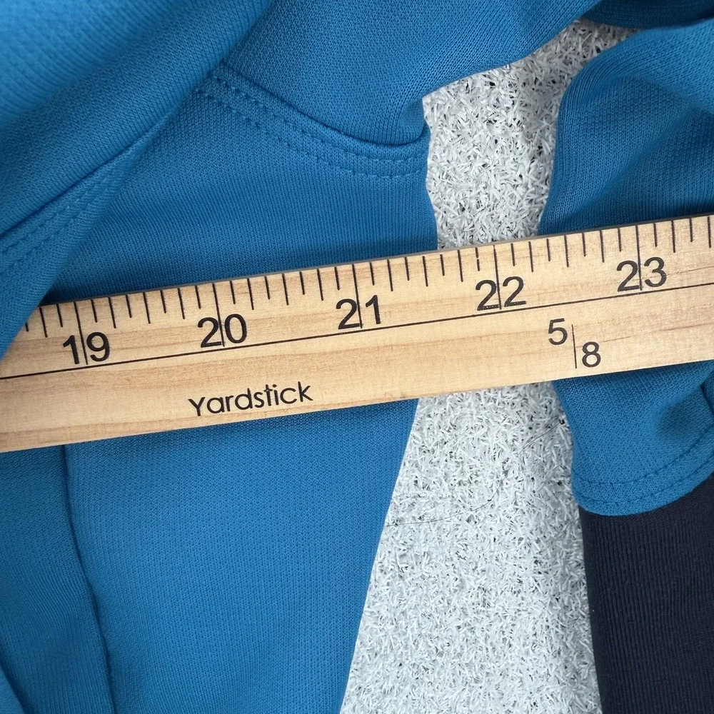 The North Face Canyonlands Jacket Mens Large Blue Softshell Fleece Lined Outdoor
